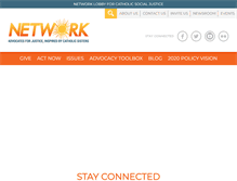 Tablet Screenshot of networklobby.org